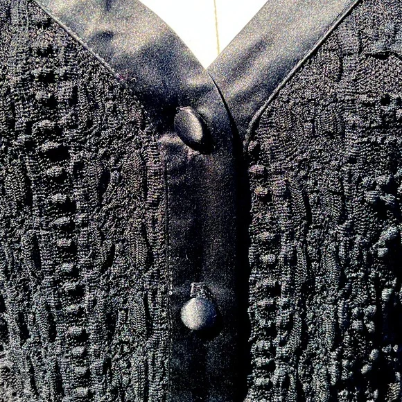 Betsey Johnson Black Lace Dress VINTAGE BLACK LABEL - Picture 5 of 8